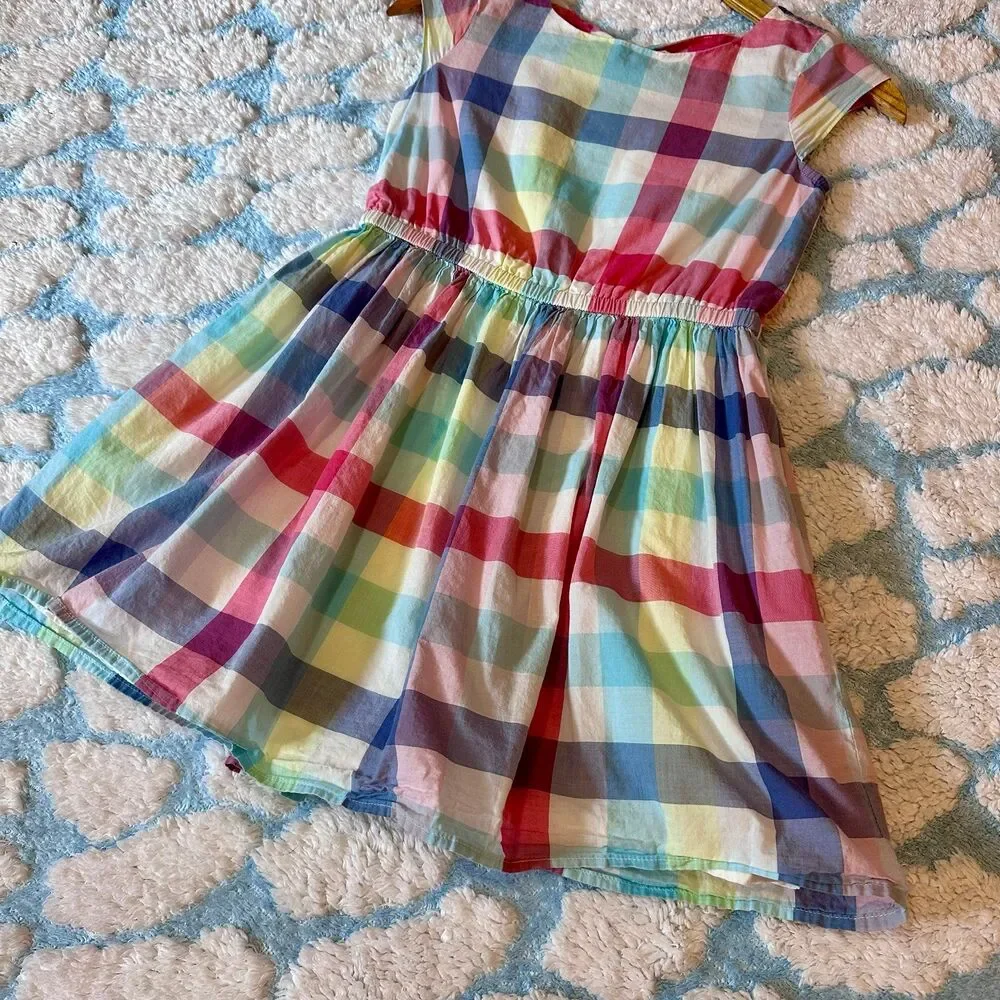 Gap Plaid Summer Dress Size 8